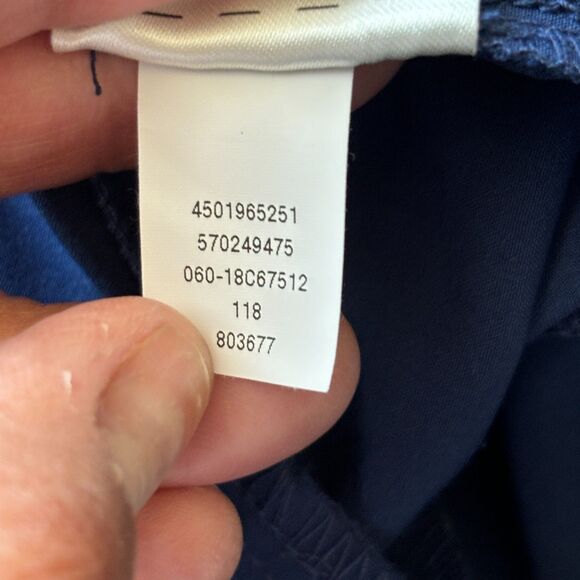 Chico's Zenergy Capri Workout Athleisure Pull On Pants Royal Blue Size 16 - Picture 9 of 11